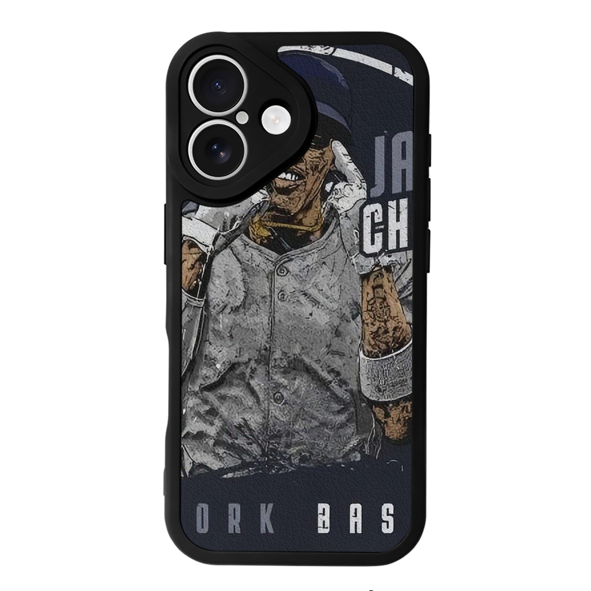 Jazz Chisholm Jr. 65 IPhone 16 Silicone Leather Case – UV Print, Lambskin Texture – Perfect Fit, Wireless Charging Compatible, Scratch Resistant, Precise Cutouts – Stylish Protection For IPhone 16